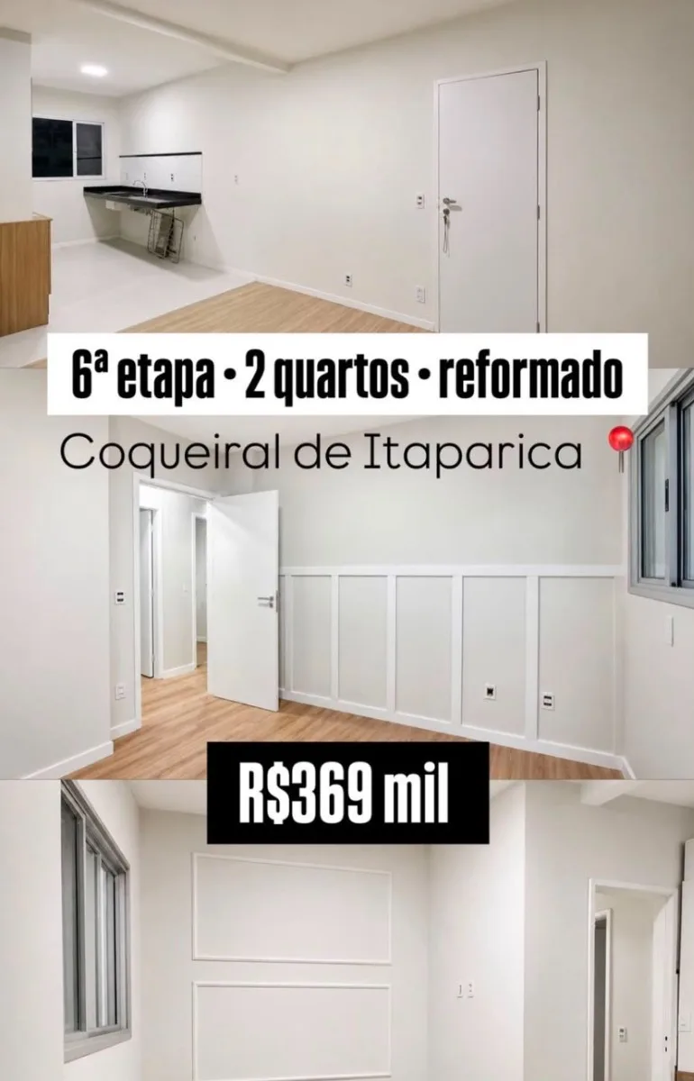 Apartamento com 2 quartos em Coqueiral de Itaparica, Vila Velha
